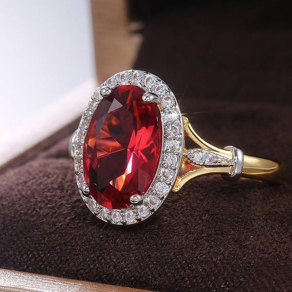 luxury big rose red cubic zirconia gemstone women rings ladies jewelry for party mother's gift brilliant cluster, Golden;silver
luxury big rose red cubic zirconia gemstone women rings ladies jewelry for party mother's gift brilliant cluster, Golden;silver