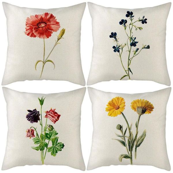 pillow case home pillowcase pure linen cushion cover rosa flower printed decorative for sofa car throw cases
pillow case home pillowcase pure linen cushion cover rosa flower printed decorative for sofa car throw cases