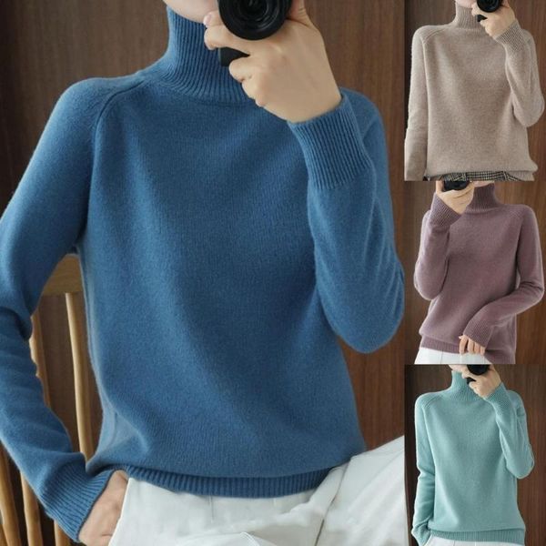 women's sweaters women base sweater solid color high collar casual knitted warm thick loose autumn winter for inner wear, White;black
women's sweaters women base sweater solid color high collar casual knitted warm thick loose autumn winter for inner wear, White;black