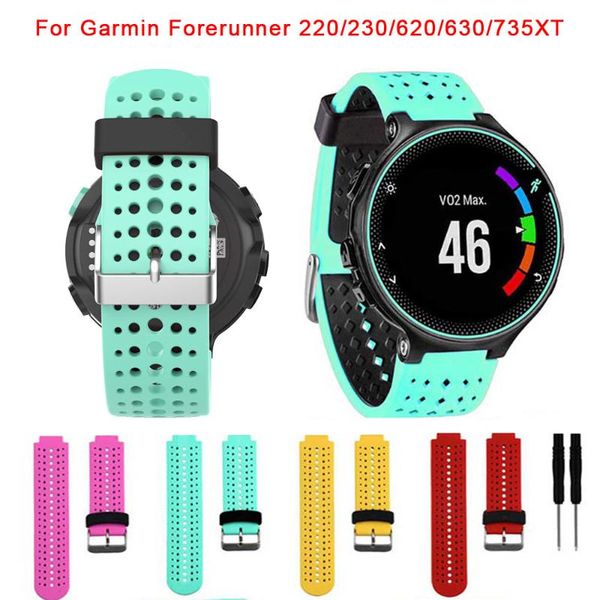 watch bands silicone wrist strap for garmin forerunner 230 235 220 620 630 735xt 235lite smartwatch band bracelets wristband accessories, Black;brown
watch bands silicone wrist strap for garmin forerunner 230 235 220 620 630 735xt 235lite smartwatch band bracelets wristband accessories, Black;brown