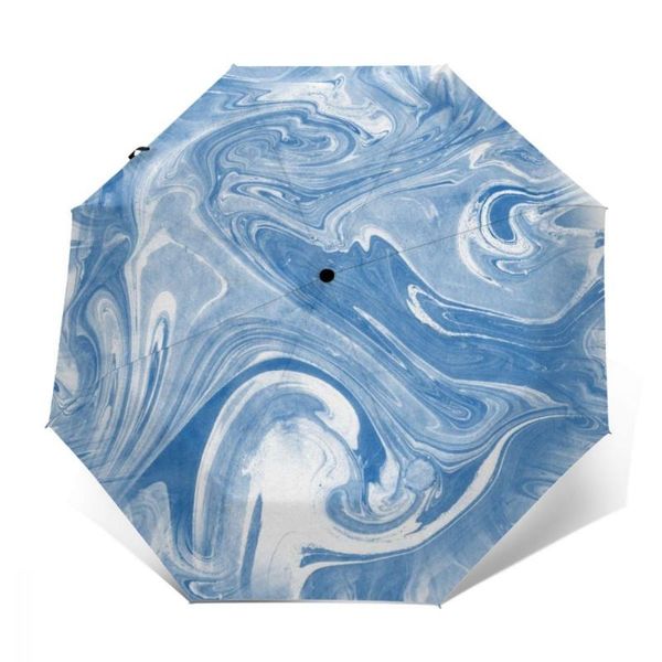 umbrellas wind resistant fully-automatic umbrella marble blue rain 3 folding parasol travel car
umbrellas wind resistant fully-automatic umbrella marble blue rain 3 folding parasol travel car