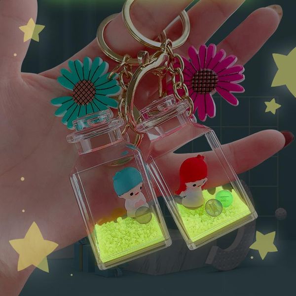 keychains moving liquid daisy key fob luminous angel baby keychain quicksand acrylic bottle keyring car bag charm trinket couple girl gift, Silver
keychains moving liquid daisy key fob luminous angel baby keychain quicksand acrylic bottle keyring car bag charm trinket couple girl gift, Silver
