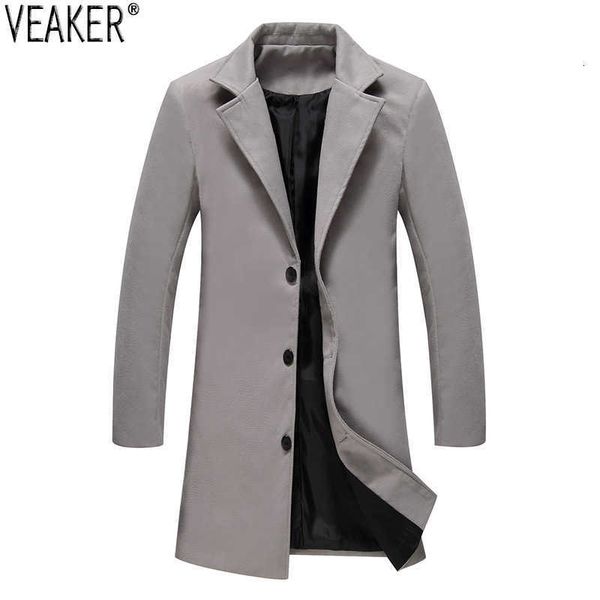 2021 new men's wool coat long overcoat male solid color coat jacket autumn winter casual outerwear m-5xl x0621, Black;brown
2021 new men's wool coat long overcoat male solid color coat jacket autumn winter casual outerwear m-5xl x0621, Black;brown