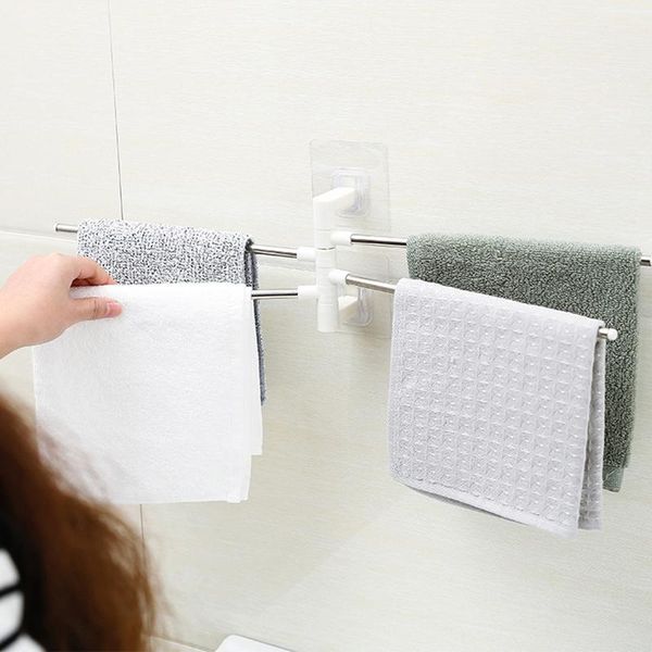 bathroom storage & organization stainless steel towel bar rotating rack kitchen wall-mounted polished holder hardware accessory
bathroom storage & organization stainless steel towel bar rotating rack kitchen wall-mounted polished holder hardware accessory