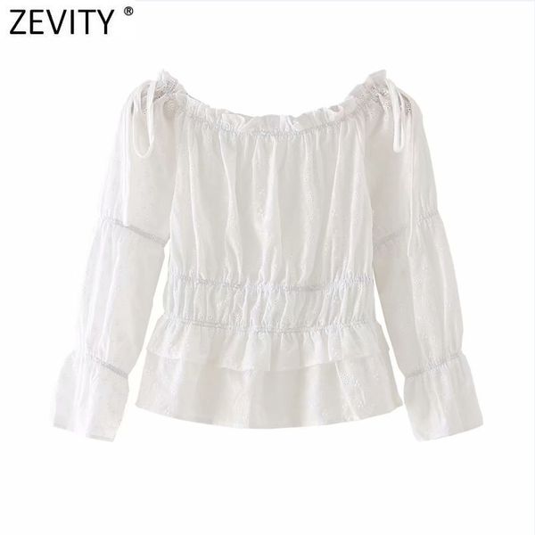 zevity women sweet agaric lace off shoulder ruffles smock blouse female hollow out embroidery shirt chic blusas ls7623 210419, White
zevity women sweet agaric lace off shoulder ruffles smock blouse female hollow out embroidery shirt chic blusas ls7623 210419, White