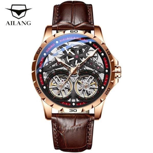 wristwatches ailang skeleton double tourbillon business watch men automatic luminous clock brand mechanical relogio masculino, Slivery;brown
wristwatches ailang skeleton double tourbillon business watch men automatic luminous clock brand mechanical relogio masculino, Slivery;brown