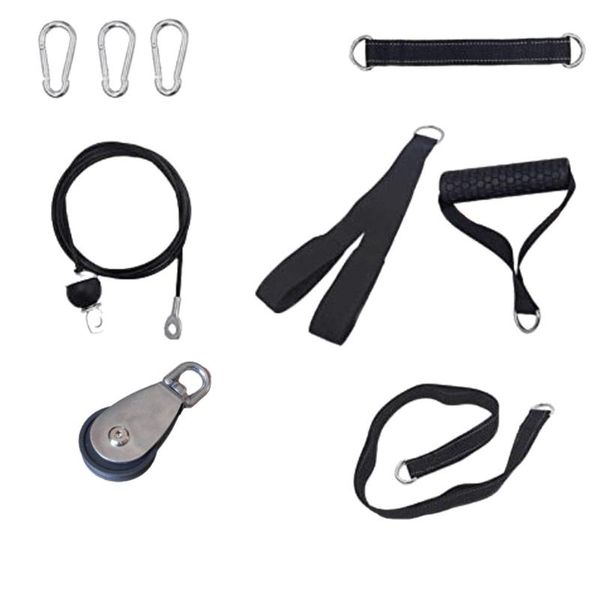 pcs fitness diy pulley cable machine attachment system arm biceps blaster hand strength trainning home workout equipment# resistance band ba
pcs fitness diy pulley cable machine attachment system arm biceps blaster hand strength trainning home workout equipment# resistance band ba