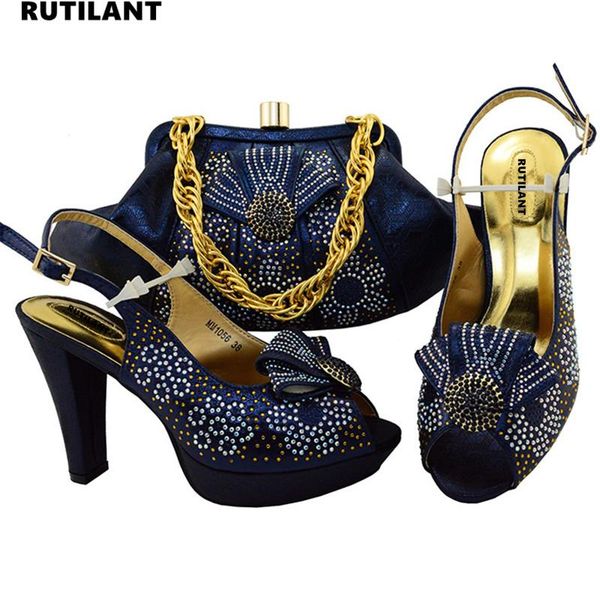 ladies italian shoes and bag set decorated with rhinestone african wedding dress, Black
ladies italian shoes and bag set decorated with rhinestone african wedding dress, Black