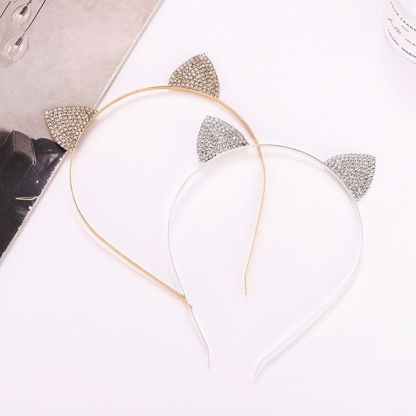 temperament cat ear hair band female water drill cute thin head band girl go out to press hair carson net red hair accessories, Silver
temperament cat ear hair band female water drill cute thin head band girl go out to press hair carson net red hair accessories, Silver