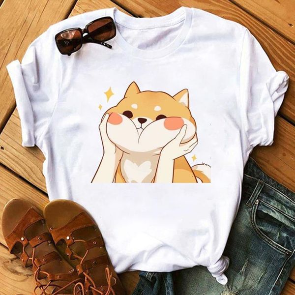 zogankin harajuku lovely shiba inu womens t shirt doge print summer korean streetwear girls chic casual tees, White
zogankin harajuku lovely shiba inu womens t shirt doge print summer korean streetwear girls chic casual tees, White