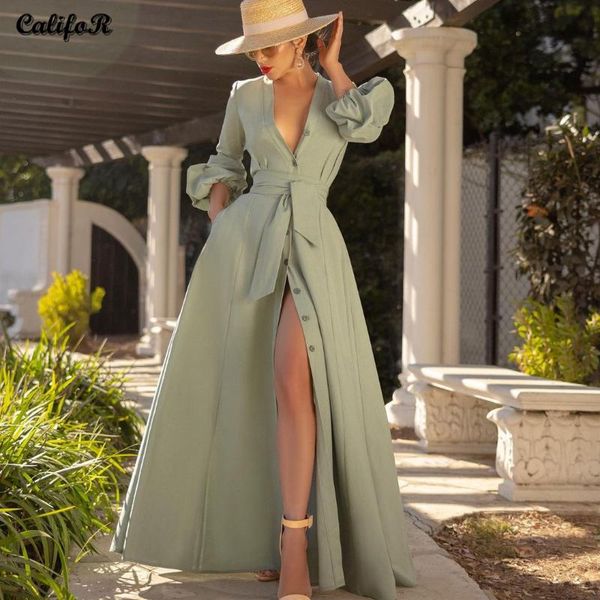 casual dresses solid belt women's dress 2021 v neck female's single-breasted long for girls autumn elegant, Black;gray
casual dresses solid belt women's dress 2021 v neck female's single-breasted long for girls autumn elegant, Black;gray