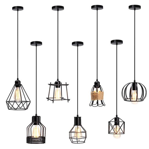 pendant lamps retro cage light iron minimalist loft pyramid lamp metal hanging e27 indoor
pendant lamps retro cage light iron minimalist loft pyramid lamp metal hanging e27 indoor