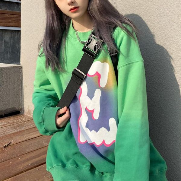 women's hoodies & sweatshirts spring autumn tie-dye gradient green sweatshirt women loose thin section y2k pullover female clothes mulh, Black
women's hoodies & sweatshirts spring autumn tie-dye gradient green sweatshirt women loose thin section y2k pullover female clothes mulh, Black