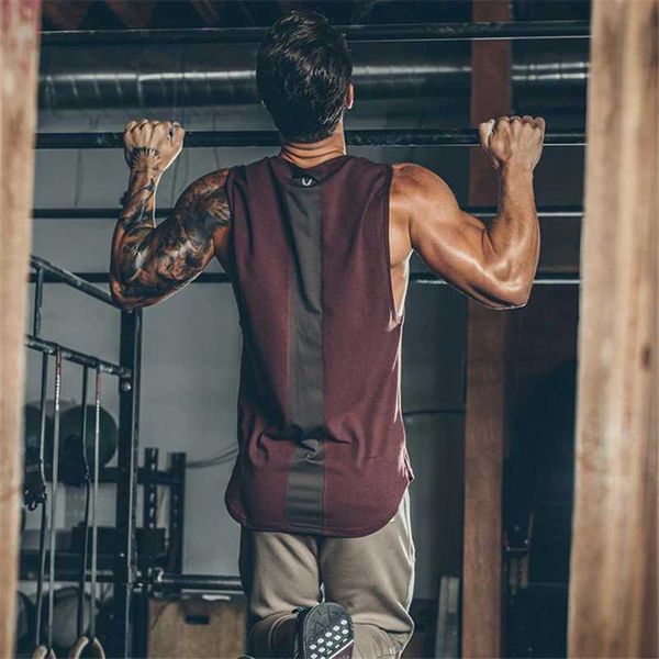 summer est brand mens curved hem patchwork gyms stringers vest bodybuilding clothing fitness man tanks men's t-shirts, White;black
summer est brand mens curved hem patchwork gyms stringers vest bodybuilding clothing fitness man tanks men's t-shirts, White;black