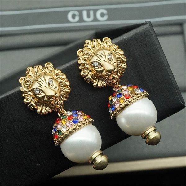 85% off factory clearance family ancient tiger head double earrings silver needle diamond pearl pendant elegant senior earrings female, Golden
85% off factory clearance family ancient tiger head double earrings silver needle diamond pearl pendant elegant senior earrings female, Golden