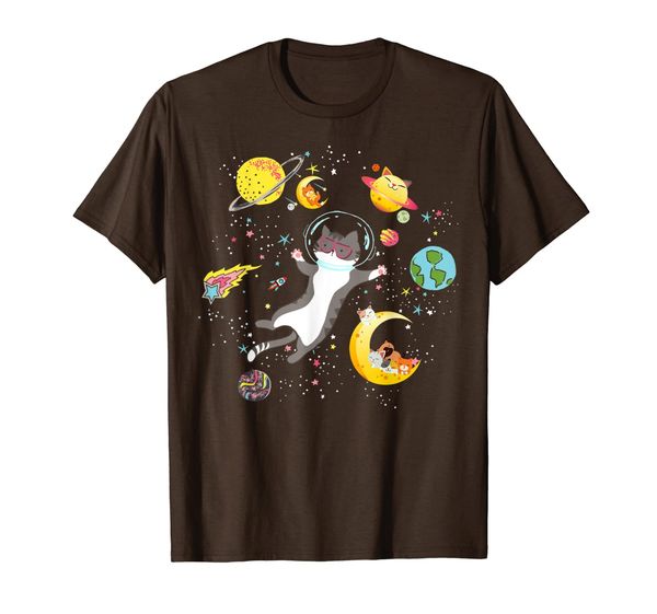 cats in space planets solar system random odd funny kitty t-shirt, White;black
cats in space planets solar system random odd funny kitty t-shirt, White;black