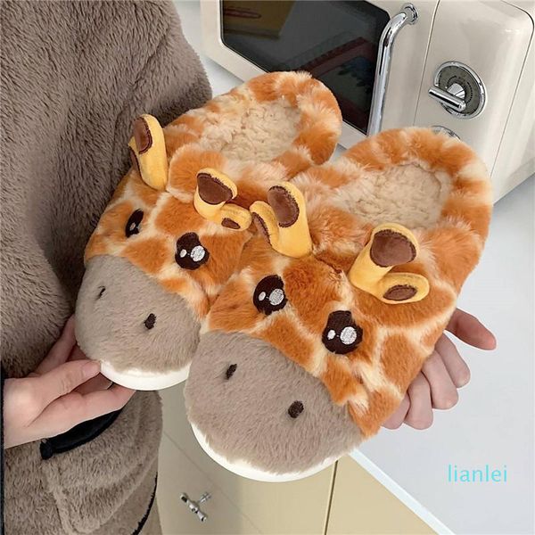 slippers women winter home cotton cozy soft short plush slides cartoon giraffe female shoes indoor non-slip, Black
slippers women winter home cotton cozy soft short plush slides cartoon giraffe female shoes indoor non-slip, Black