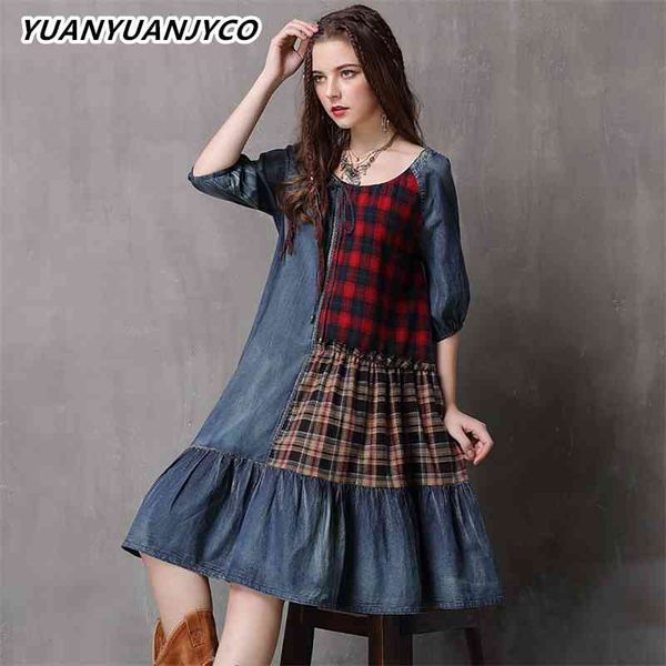 women's knits & tees yuanyuanjyco spring autumn women knee length indie folk denim lyq59 vintage patchwork ruffles half sleeve jea, White
women's knits & tees yuanyuanjyco spring autumn women knee length indie folk denim lyq59 vintage patchwork ruffles half sleeve jea, White