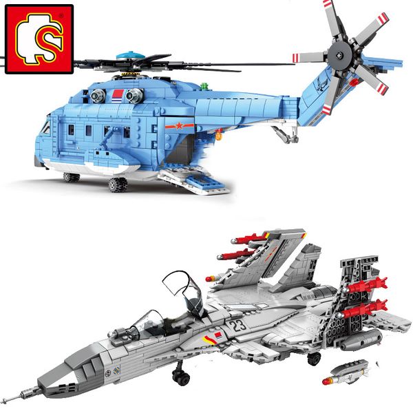 sembo blocks Military helicopters fighters jet model building bricks army air force warplane kits modern war weapon
sembo blocks Military helicopters fighters jet model building bricks army air force warplane kits modern war weapon