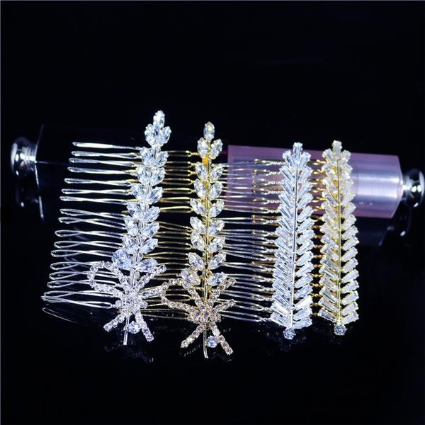 hair clips & barrettes brilliant fashion luxury zirconia bowknot leaf comb for women wedding hairwear accessories bride jewelry, Golden;silver
hair clips & barrettes brilliant fashion luxury zirconia bowknot leaf comb for women wedding hairwear accessories bride jewelry, Golden;silver