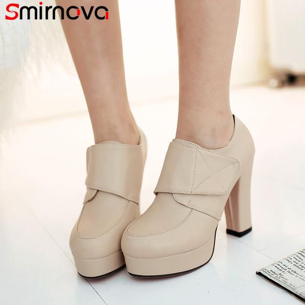 dress shoes smirnova big size 34-43 women pumps round toe platform thick high heels ladies party wedding, Black
dress shoes smirnova big size 34-43 women pumps round toe platform thick high heels ladies party wedding, Black