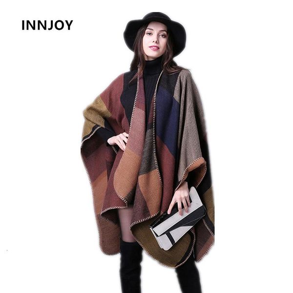 scarves fashion winter warm plaid ponchos and capes for women oversized shawls wraps cashmere female bufanda mujer, Blue;gray
scarves fashion winter warm plaid ponchos and capes for women oversized shawls wraps cashmere female bufanda mujer, Blue;gray