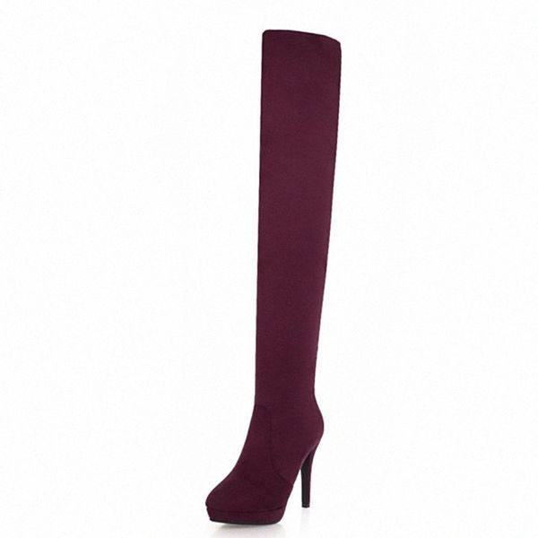 kalenmos long boots women thin high heel flock over the knee boots zip red party ladies heels fashion long boot size 33 43 hiking boots shoe, Black
kalenmos long boots women thin high heel flock over the knee boots zip red party ladies heels fashion long boot size 33 43 hiking boots shoe, Black