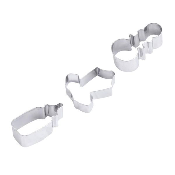 baking moulds 3pcs stainless steel cookie cutters shower biscuit cutter diy chocolate cake mold for kitchen cafe dessert shop
baking moulds 3pcs stainless steel cookie cutters shower biscuit cutter diy chocolate cake mold for kitchen cafe dessert shop