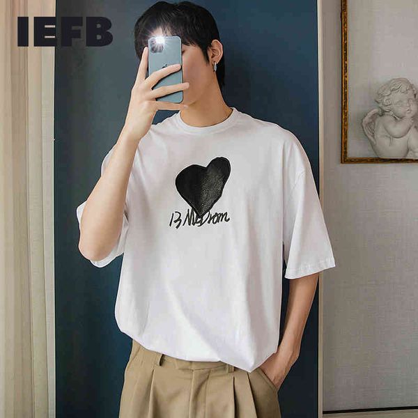 iefb men's summer casual short sleeve t-shirt male's letter embroidered round neck loose tee causal clothes 9y6716 210524, White;black
iefb men's summer casual short sleeve t-shirt male's letter embroidered round neck loose tee causal clothes 9y6716 210524, White;black