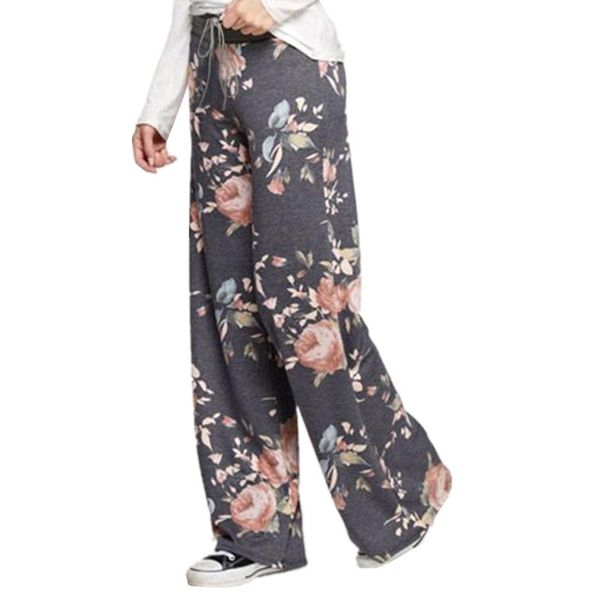 women's pants & capris wide leg stylish print loose casual trousers plus size drawstring floral printed 2021 women ladies gv758, Black;white
women's pants & capris wide leg stylish print loose casual trousers plus size drawstring floral printed 2021 women ladies gv758, Black;white