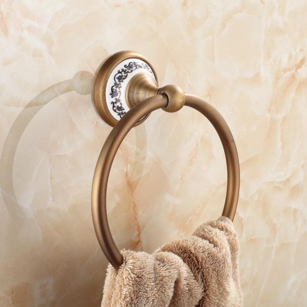 european antique ceramic solid brass towel ring luxury bronze wall mounted bathroom rack accessories sets rings
european antique ceramic solid brass towel ring luxury bronze wall mounted bathroom rack accessories sets rings