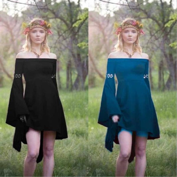 casual dresses european medieval halloween goddess retro one-word shoulder-length skirt 2021 for women knee-length, Black;gray
casual dresses european medieval halloween goddess retro one-word shoulder-length skirt 2021 for women knee-length, Black;gray
