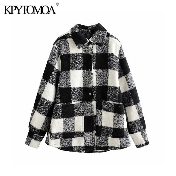vintage stylish pockets plaid loose woolen jacket coat women fashion lapel collar long sleeve female outerwear chic 210416, Black;brown
vintage stylish pockets plaid loose woolen jacket coat women fashion lapel collar long sleeve female outerwear chic 210416, Black;brown
