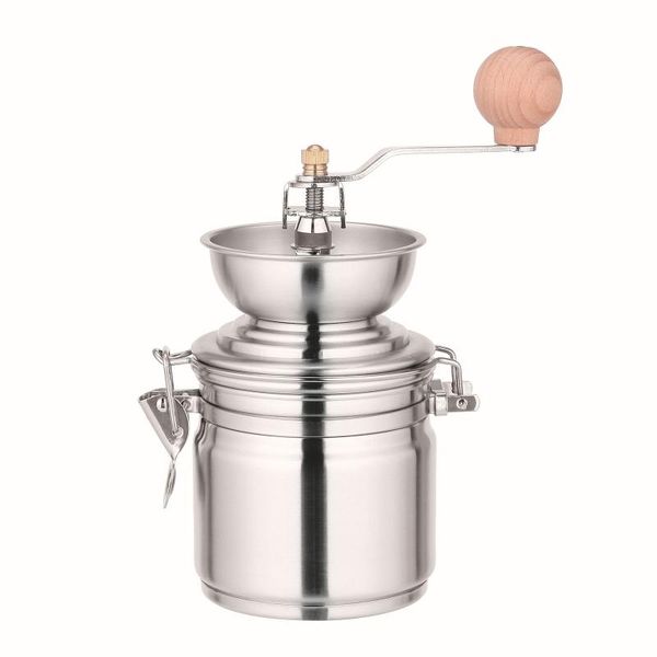 manual coffee grinders stainless steel bean grinder hand crank spice nuts grinder,portable, compact and reusable for camping
manual coffee grinders stainless steel bean grinder hand crank spice nuts grinder,portable, compact and reusable for camping