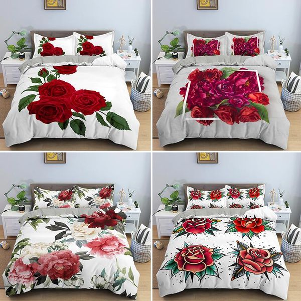 romantic rose print bedding sets king single double size duvet quilt blanket cover set bedclothes with pillowcase
romantic rose print bedding sets king single double size duvet quilt blanket cover set bedclothes with pillowcase