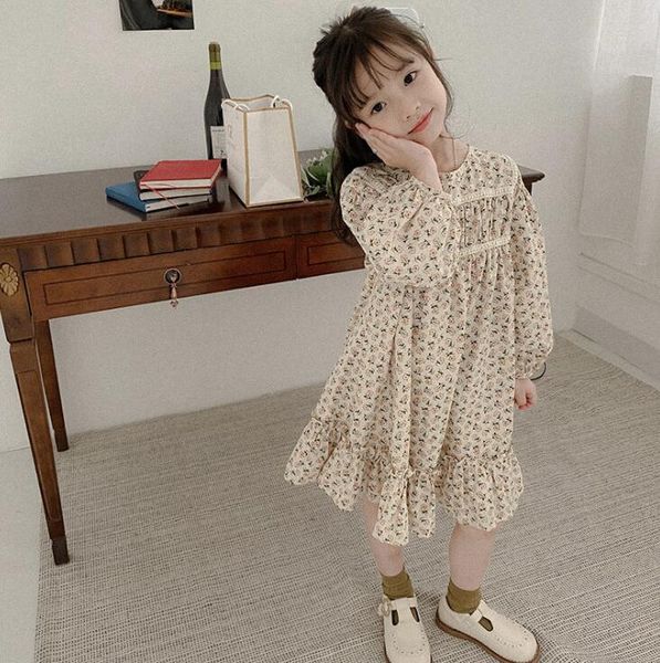 girl's dresses 2021 style girls printed dress fashion autumn full sleeve cotton 1-7 years qa302, Red;yellow
girl's dresses 2021 style girls printed dress fashion autumn full sleeve cotton 1-7 years qa302, Red;yellow
