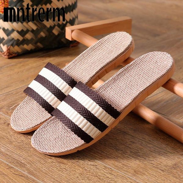 slippers mntrerm 2021 linen men non-slip 39-44 size 3 colors gradient stripe beach flat shoes male slides home slipper, Black
slippers mntrerm 2021 linen men non-slip 39-44 size 3 colors gradient stripe beach flat shoes male slides home slipper, Black