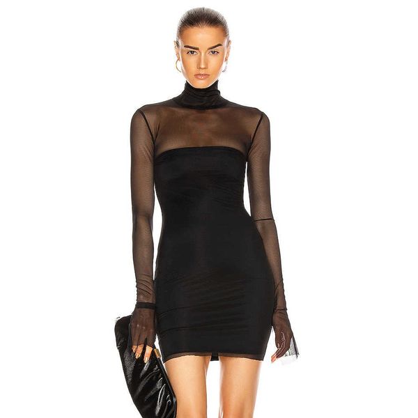 ocstrade runway mesh bandage dress arrivals women turtleneck black bodycon club night party es 210527, Black;gray
ocstrade runway mesh bandage dress arrivals women turtleneck black bodycon club night party es 210527, Black;gray