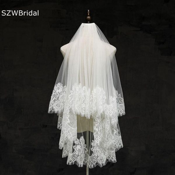 bridal veils white ivory wedding lace edge mariage accessories bride short veil velos de novia, Black
bridal veils white ivory wedding lace edge mariage accessories bride short veil velos de novia, Black