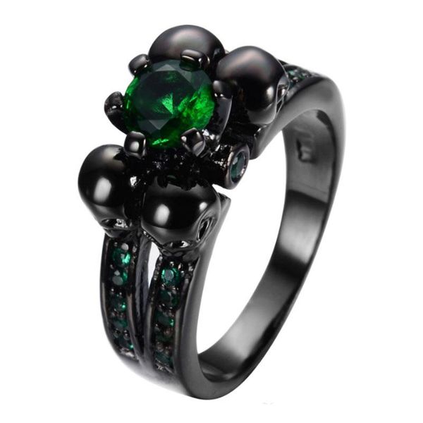 wedding rings halloween skull ring women/men fashion stone red cz band black gold filled jewelry, Slivery;golden
wedding rings halloween skull ring women/men fashion stone red cz band black gold filled jewelry, Slivery;golden