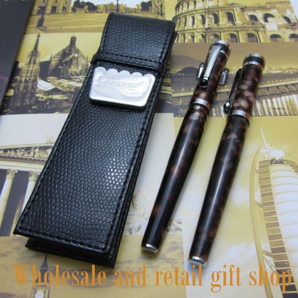 roller+ fountain 2pcs fuliwen pen acrylic cover office writing gift ballpoint pens, Blue;orange
roller+ fountain 2pcs fuliwen pen acrylic cover office writing gift ballpoint pens, Blue;orange