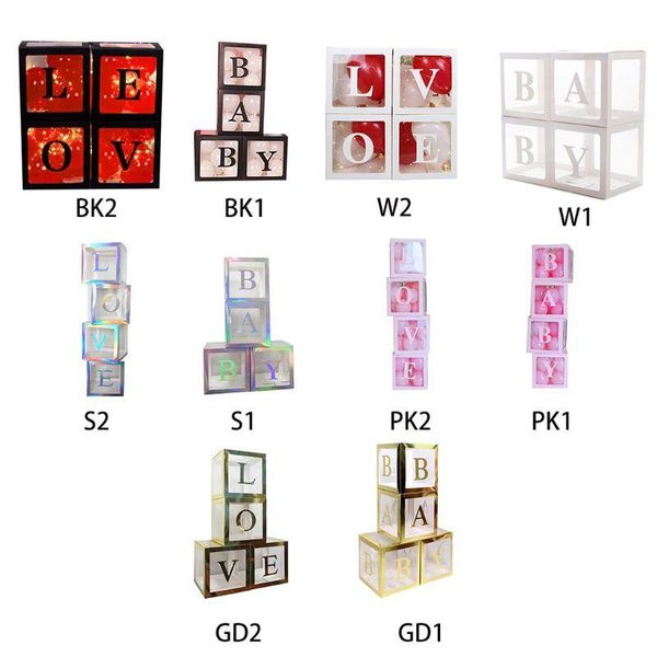 gift wrap diy transparent box latex balloon baby love block for shower wedding decor 1 pc
gift wrap diy transparent box latex balloon baby love block for shower wedding decor 1 pc