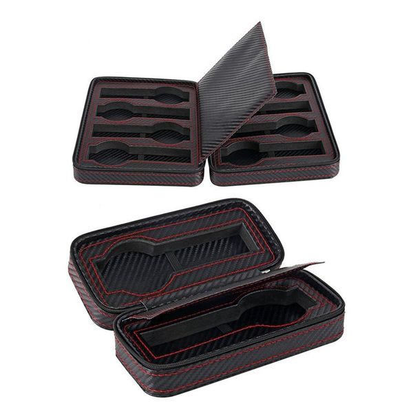 watch boxes & cases 2pcs portable black carbon fiber pu leather zipper storage bag travel jewlery box - 2 slots 8, Black;blue
watch boxes & cases 2pcs portable black carbon fiber pu leather zipper storage bag travel jewlery box - 2 slots 8, Black;blue