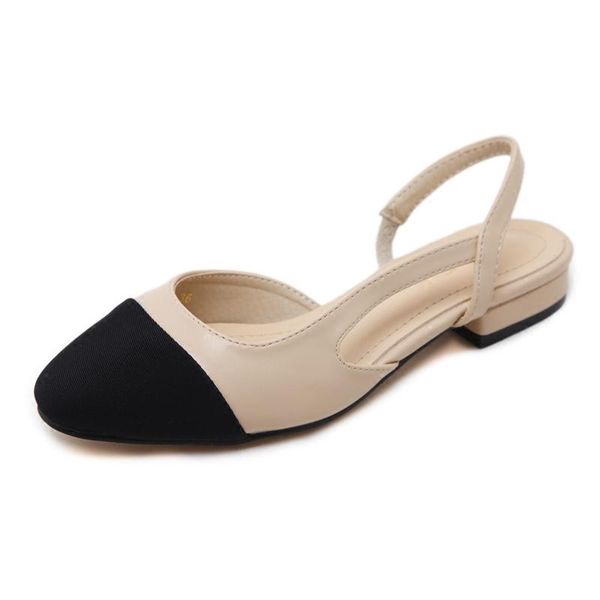 summer korean fashion wild women's sandals baotou flat bottom with thick high heels large size shallow mouth shoes, Black
summer korean fashion wild women's sandals baotou flat bottom with thick high heels large size shallow mouth shoes, Black