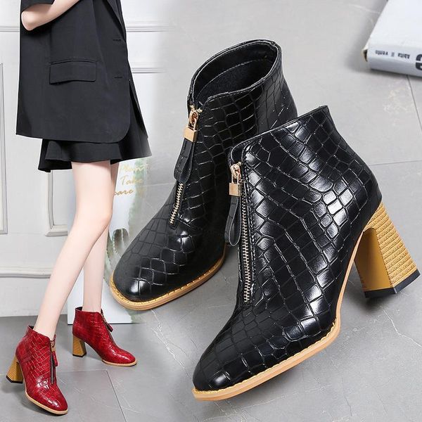 boots women winter thick heel ankle short zipper fashion autumn female square toe shoes 2021 footwear shoe1, Black
boots women winter thick heel ankle short zipper fashion autumn female square toe shoes 2021 footwear shoe1, Black