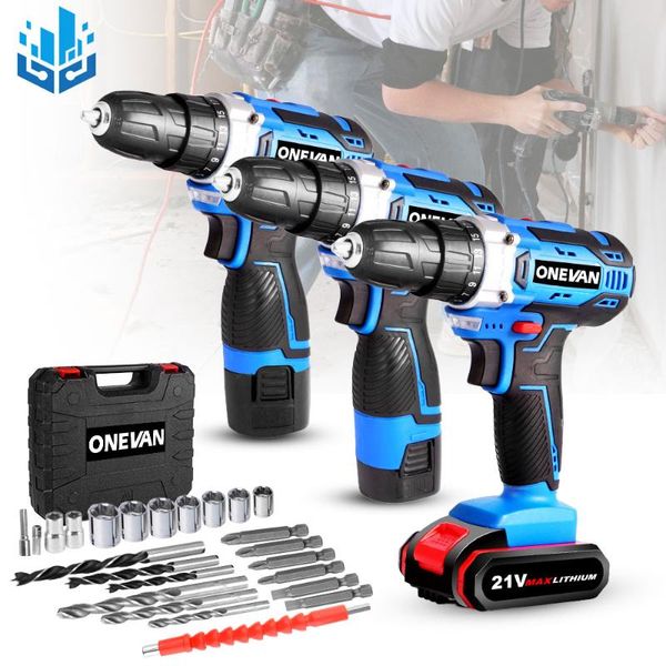 professiona electric drills 12v/16v/21v cordless screwdriver mini wireless drill power driver dc lithium-ion battery home tool
professiona electric drills 12v/16v/21v cordless screwdriver mini wireless drill power driver dc lithium-ion battery home tool