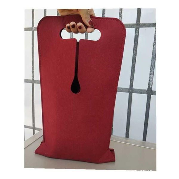 gift wrap 2pcs year's high-grade thickened hair felt bag red wine portable party double bottle spacer environmental pouch
gift wrap 2pcs year's high-grade thickened hair felt bag red wine portable party double bottle spacer environmental pouch