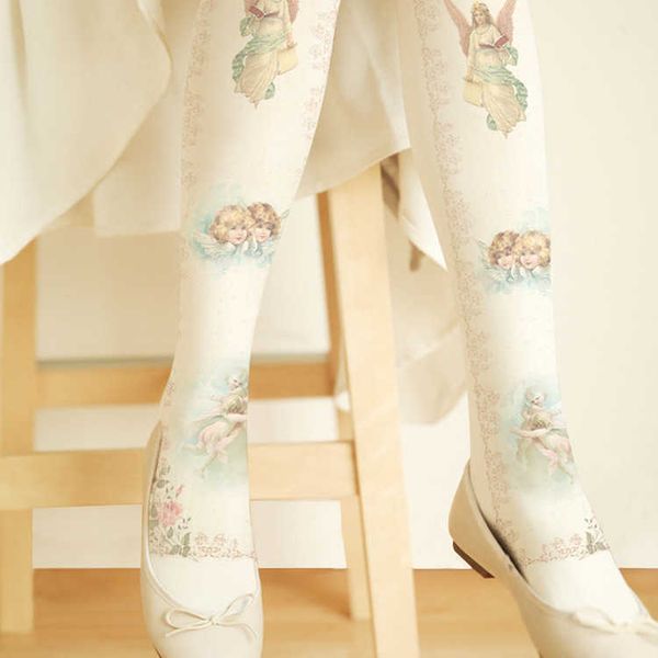autumn and winter new leggings women's angel 80d velvet stockings printed pantyhose, Black;white
autumn and winter new leggings women's angel 80d velvet stockings printed pantyhose, Black;white