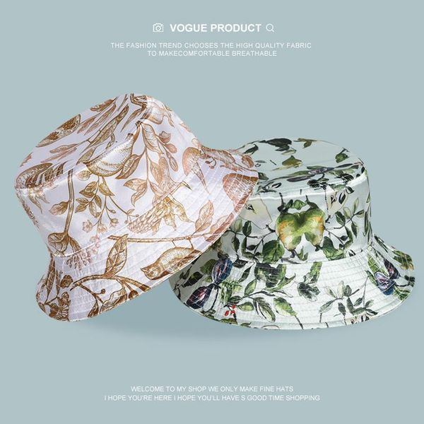wide brim hats 2021 women's basin hat simulation silk leaf fisherman cotton printing korean summer outdoor travel sunshade bucket, Blue;gray
wide brim hats 2021 women's basin hat simulation silk leaf fisherman cotton printing korean summer outdoor travel sunshade bucket, Blue;gray