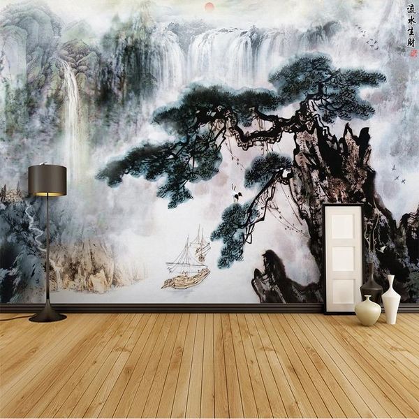 wallpapers 3d wallpaper welcoming guests with pine flowing water and making money self-adhesive waterproof wall stickers papel de parede
wallpapers 3d wallpaper welcoming guests with pine flowing water and making money self-adhesive waterproof wall stickers papel de parede